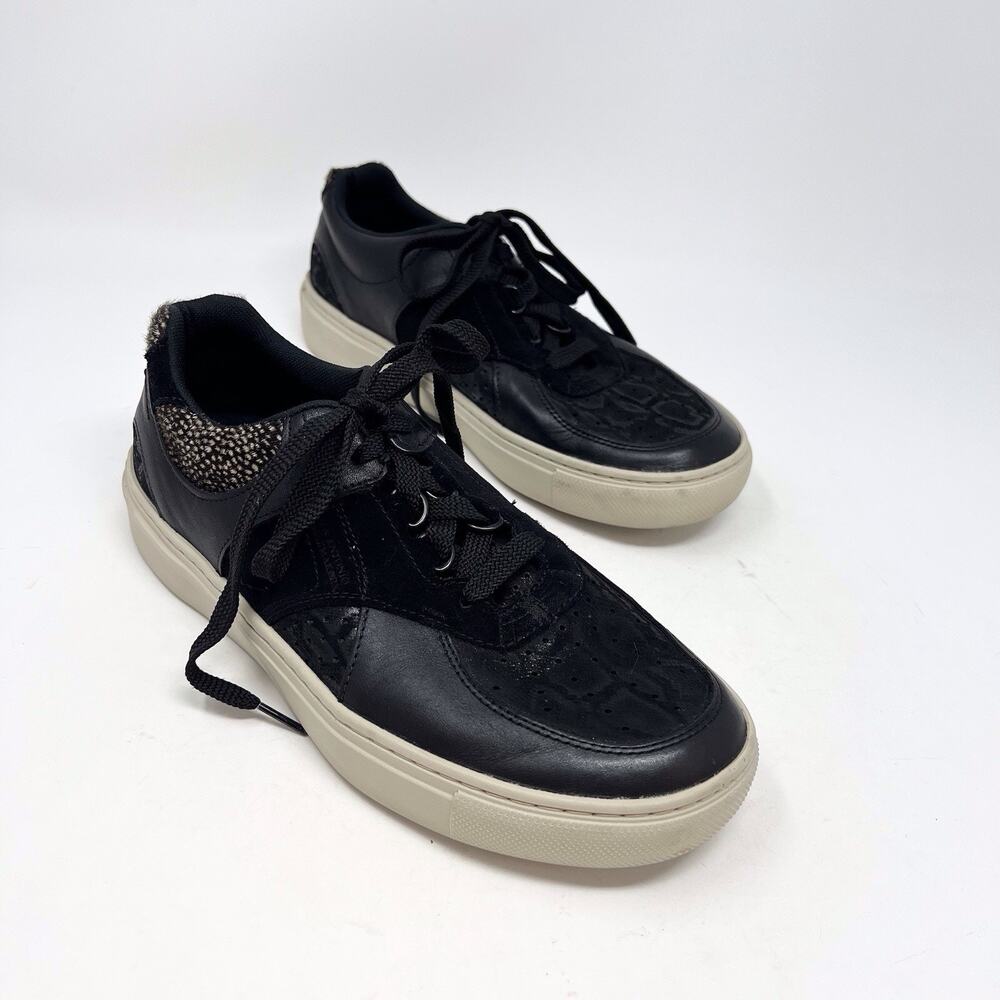SAS Shoes Women’s Size 9 W High Street-X Lace Up Sneaker Black Chital Comfort